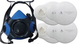 Maska antywirusowa przeciw pyłowa 2 kpl. filtrów