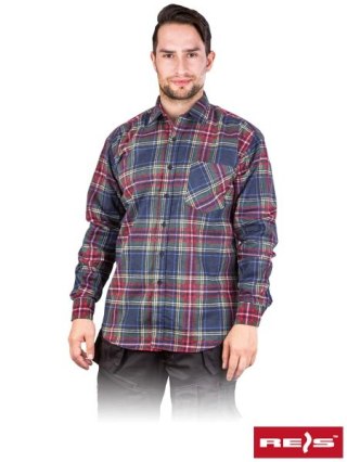 KOSZULA FLANELOWA OCHRONNA - 2XL - MULTIKOLOR