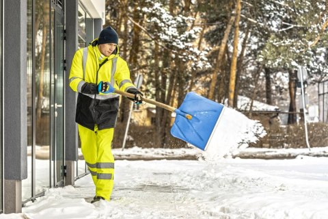 Kurtka ostrzegawcza ocieplana HOEGERT LEDA z kapturem rozmiar XXL