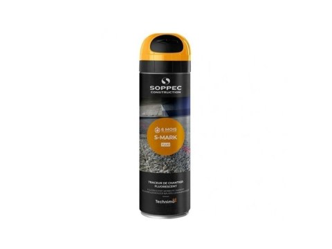 FARBA GEODEZYJNA SPRAY SOPPEC S MARK POMARAŃCZOWA 500 ml